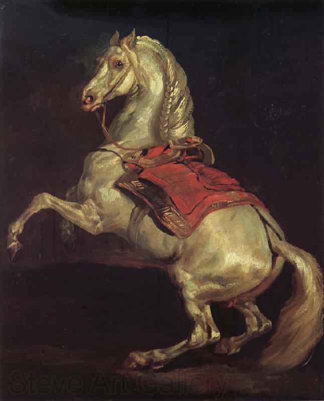 Theodore   Gericault Napoleon mold Tamerlan Spain oil painting art